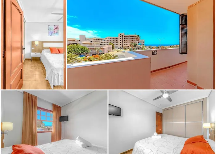 In Golf Del Sur With Heated Pool 아파트 *